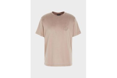 Beige Cotton And Cupro Jersey T-shirt