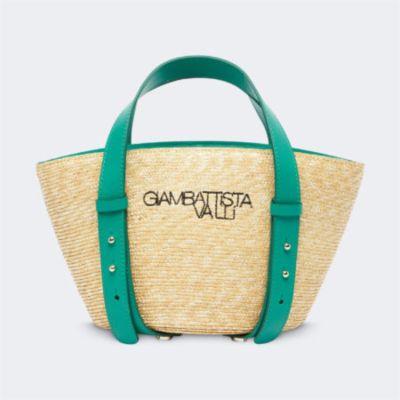 Mint Green “Panier” Straw Bag