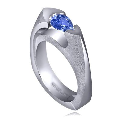 Passion Tanzanite Ring In White Gold