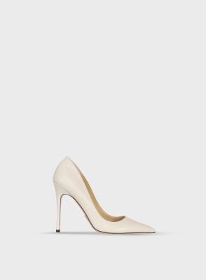 Elie Saab Leather Pumps (Powder White)