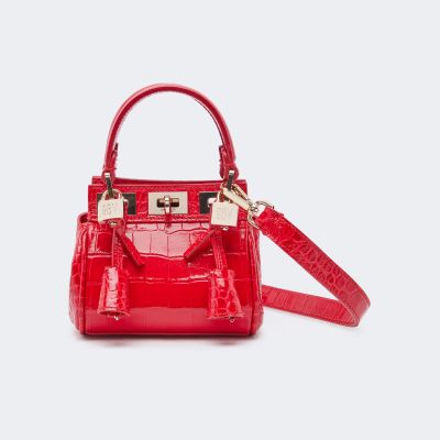 Red Leather Floflo Bag