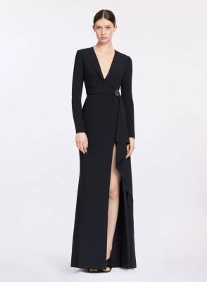 V-Neck Cady Dress (D0998AR26CD023)