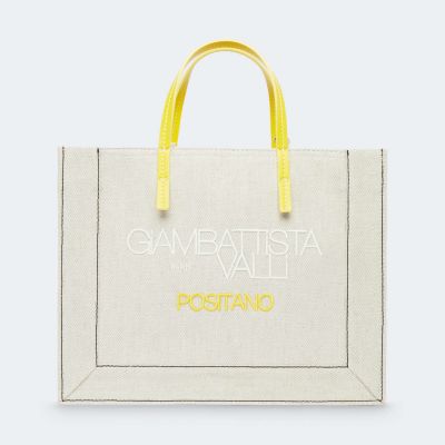 Yellow “Positano” Shopping Bag