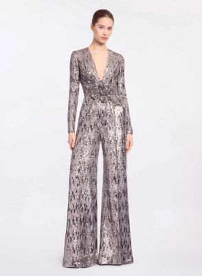 Embellished Sequins Jumpsuit