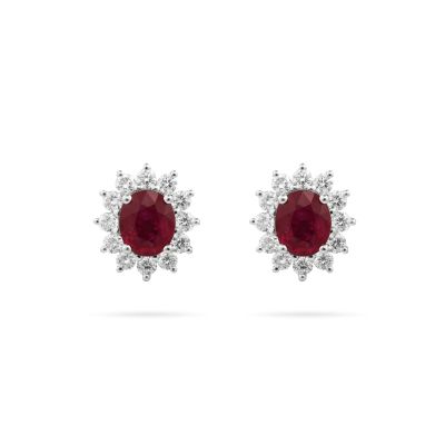 Classic Gemstones Stud Earrings (36491)