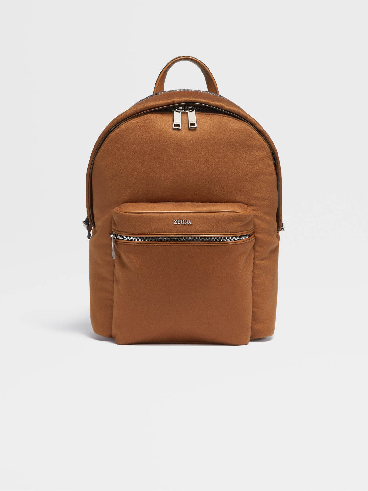 Zegna Boutique Paris Vicuna Color Cashmere Hoodie Backpack Luxferity