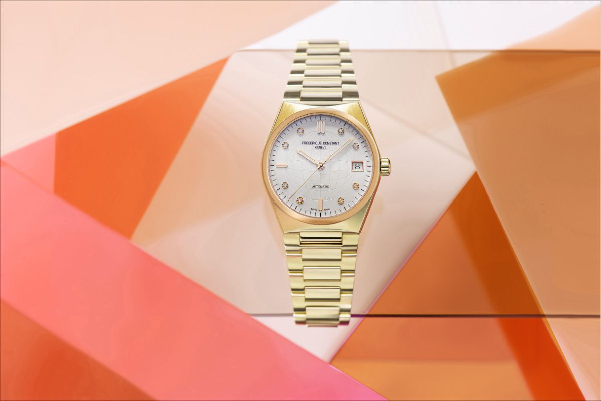 Frederique Constant Present Its New Highlife Ladies Automatic: A Golden Collection