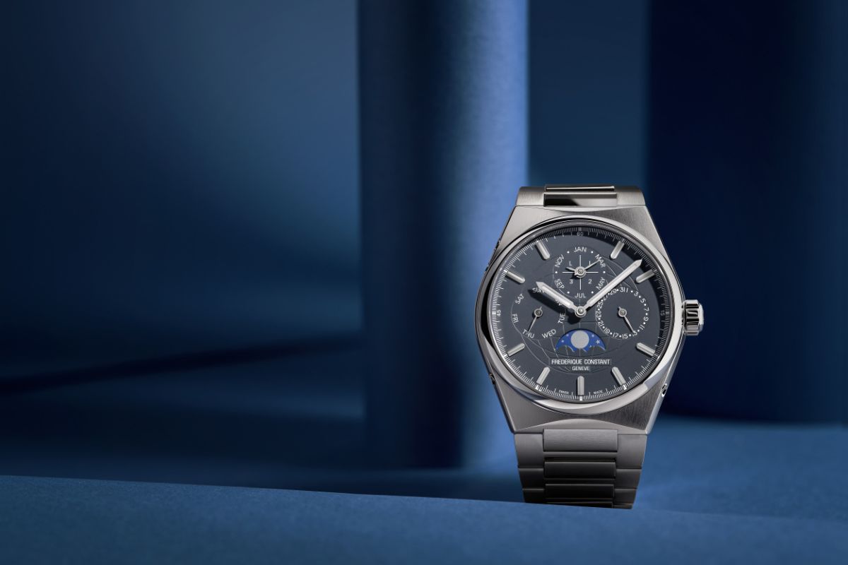 Frederique Constant's Highlife Perpetual Calendar Manufacture: A New Exclusive Blue-Grey Variation