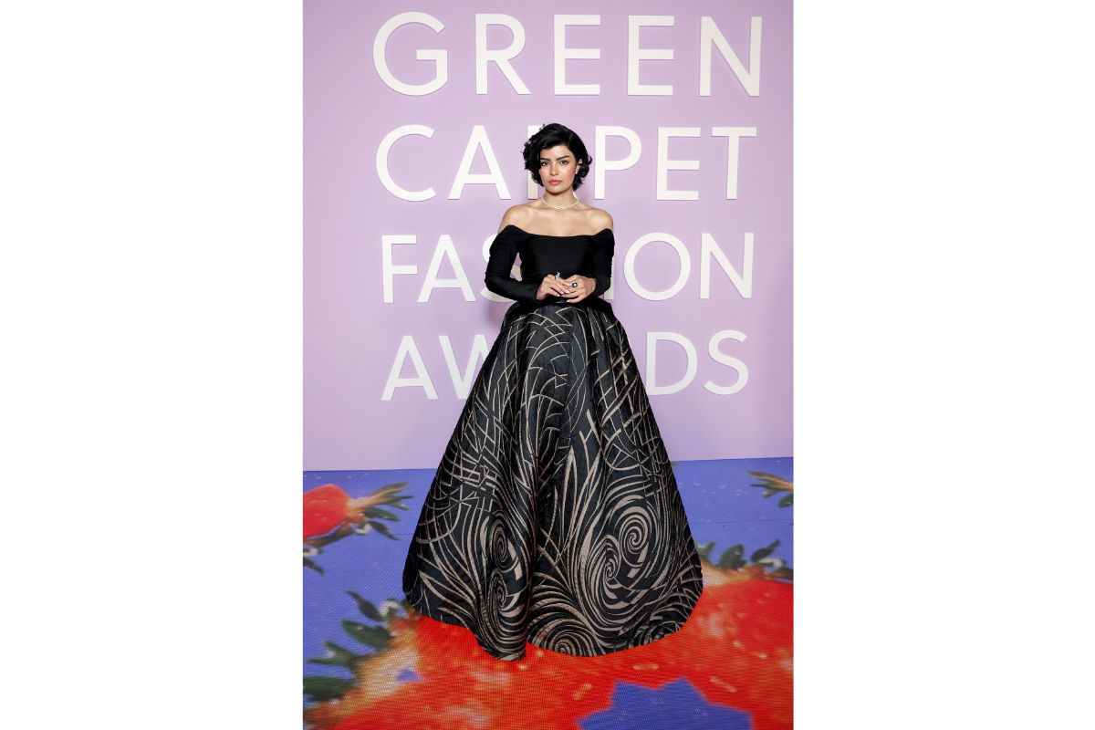 Mila Al Zahrani In Boucheron At The Green Carpet Fashion Awards
