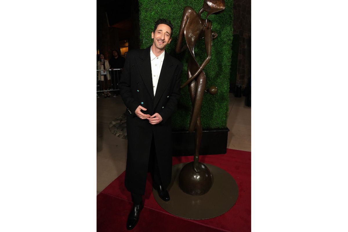 Adrien Brody In Louis Vuitton At The 36th Annual Palm Springs International Film Festival Awards