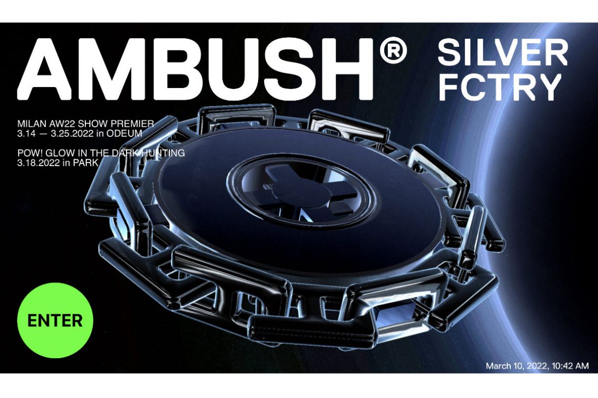 AMBUSH® “SILVER FCTRY,” A Spaceship Metaverse That Explores New Artistic Galaxies