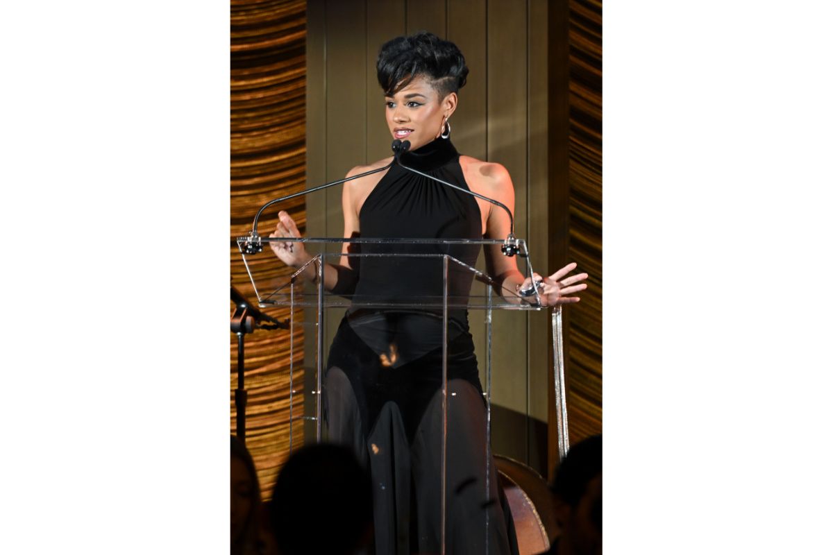 Ariana DeBose In Alexander McQueen At The Kering Foundation’s Caring For Women Dinner