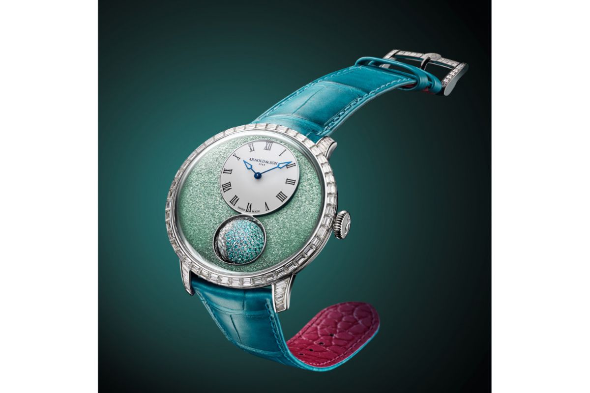 Arnold & Son Presents Its New Luna Magna Ultimate II Watch: A Lagoon-Blue Moon