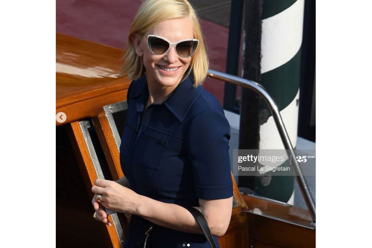 Alexander McQueen: Cate Blanchett wearing Alexander McQueen Eyewear