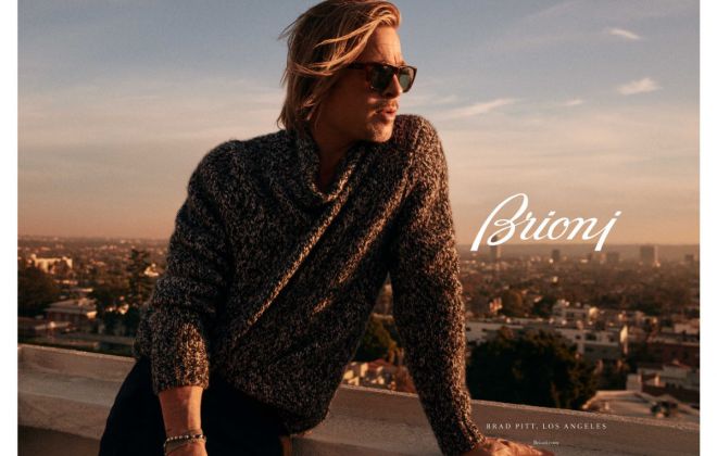 Brioni Launches Autumn / Winter 2021 Campaign With Brand Ambassador Brad Pitt