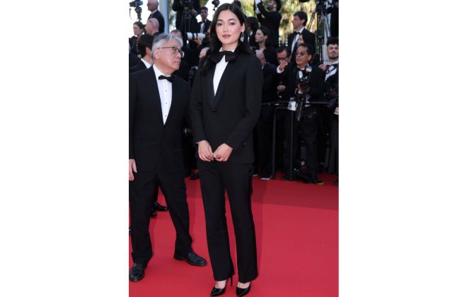 Camilla Aiko In Celine At The 78th Annual Cannes Film Festival
