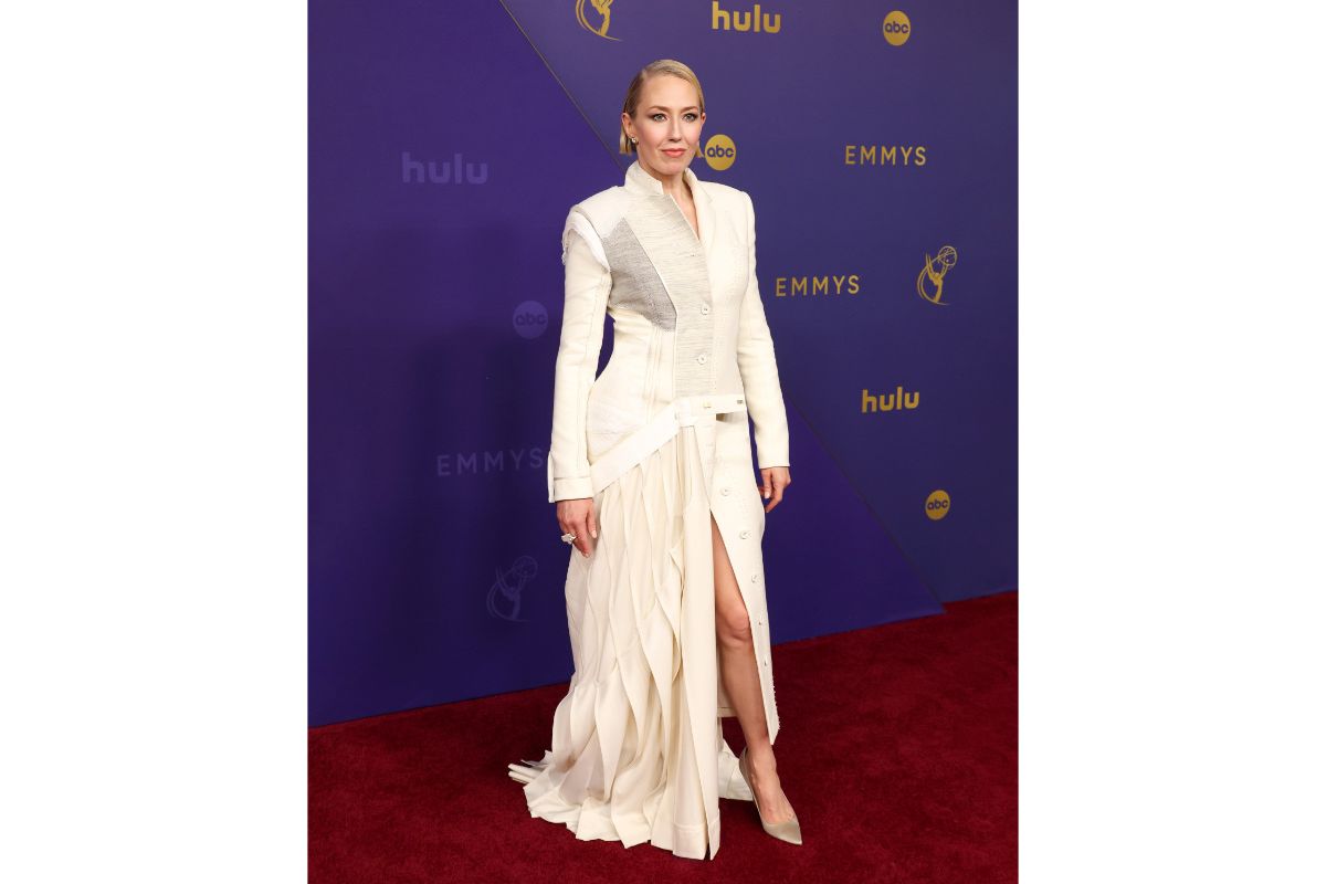 Celebrities In Thom Browne At The 76th Annual Emmy Awards