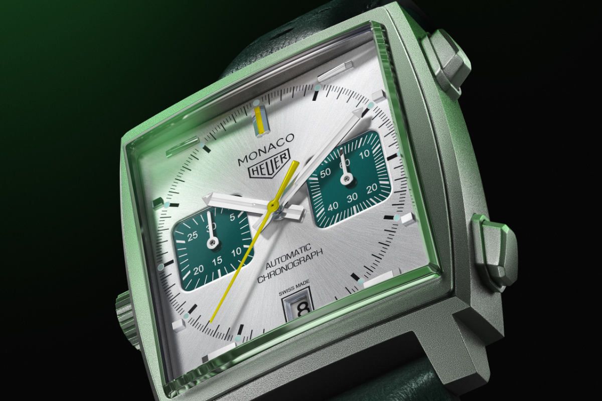 Tag Heuer Presents Its New Monaco Chronograph Racing Green Watch