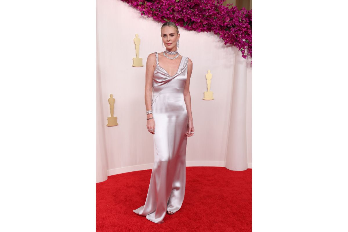 Charlize Theron In Dior At The 96th Annual Academy Awards