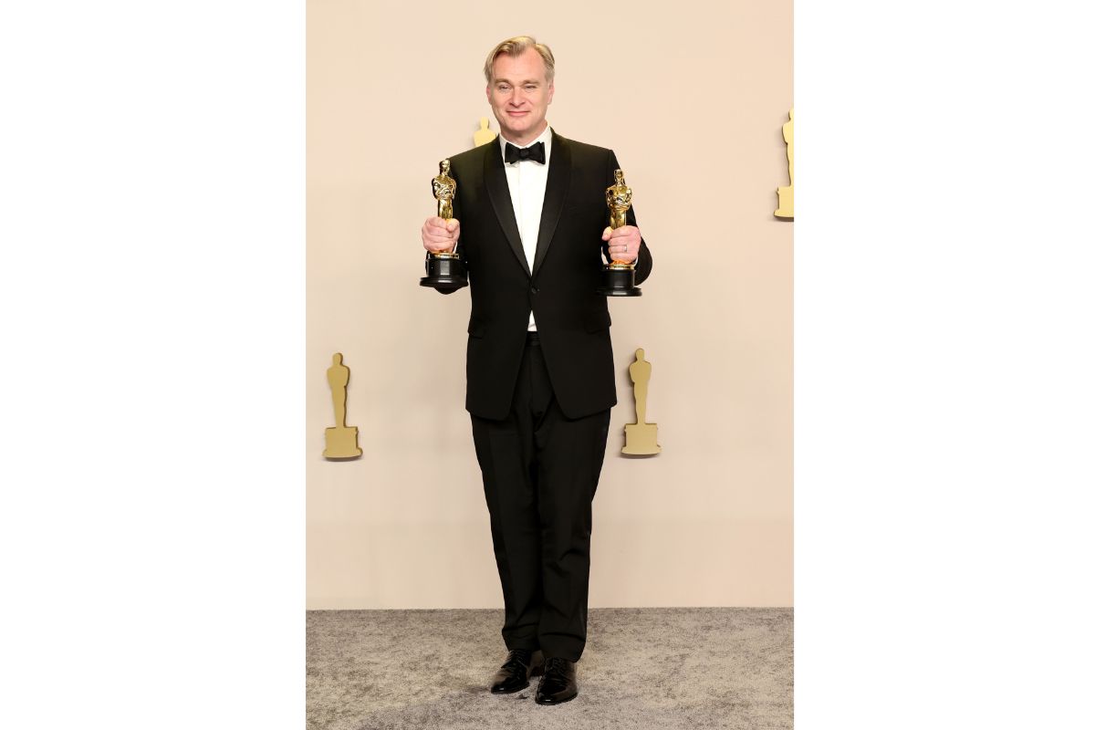 Christopher Nolan In Dior At The 96th Annual Academy Awards