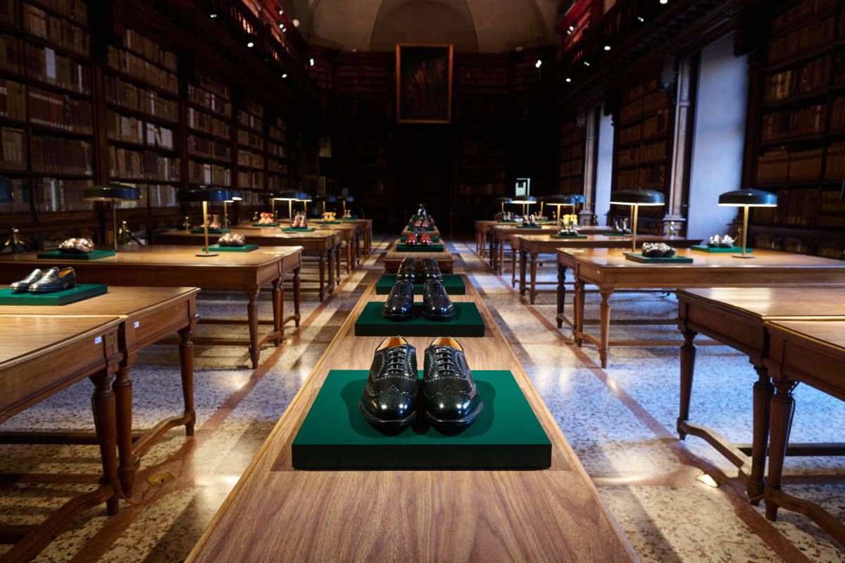 Church’s Unveiled Its New Autumn-Winter 2025 Collection In The Biblioteca Braidense