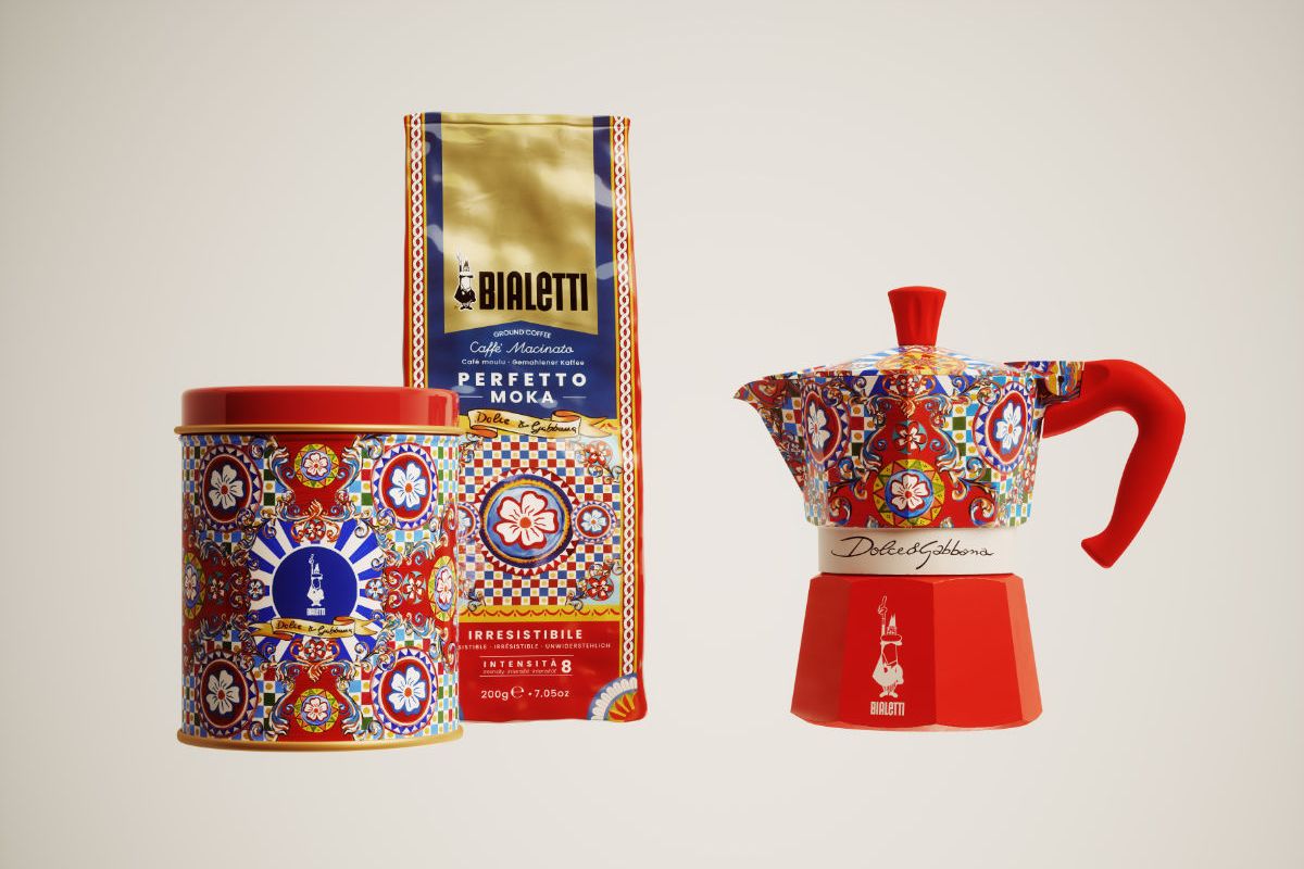 Dolce&Gabbana And Bialetti Extend Their Collaboration To Coffee: Launching Perfetto Moka Irresistibile