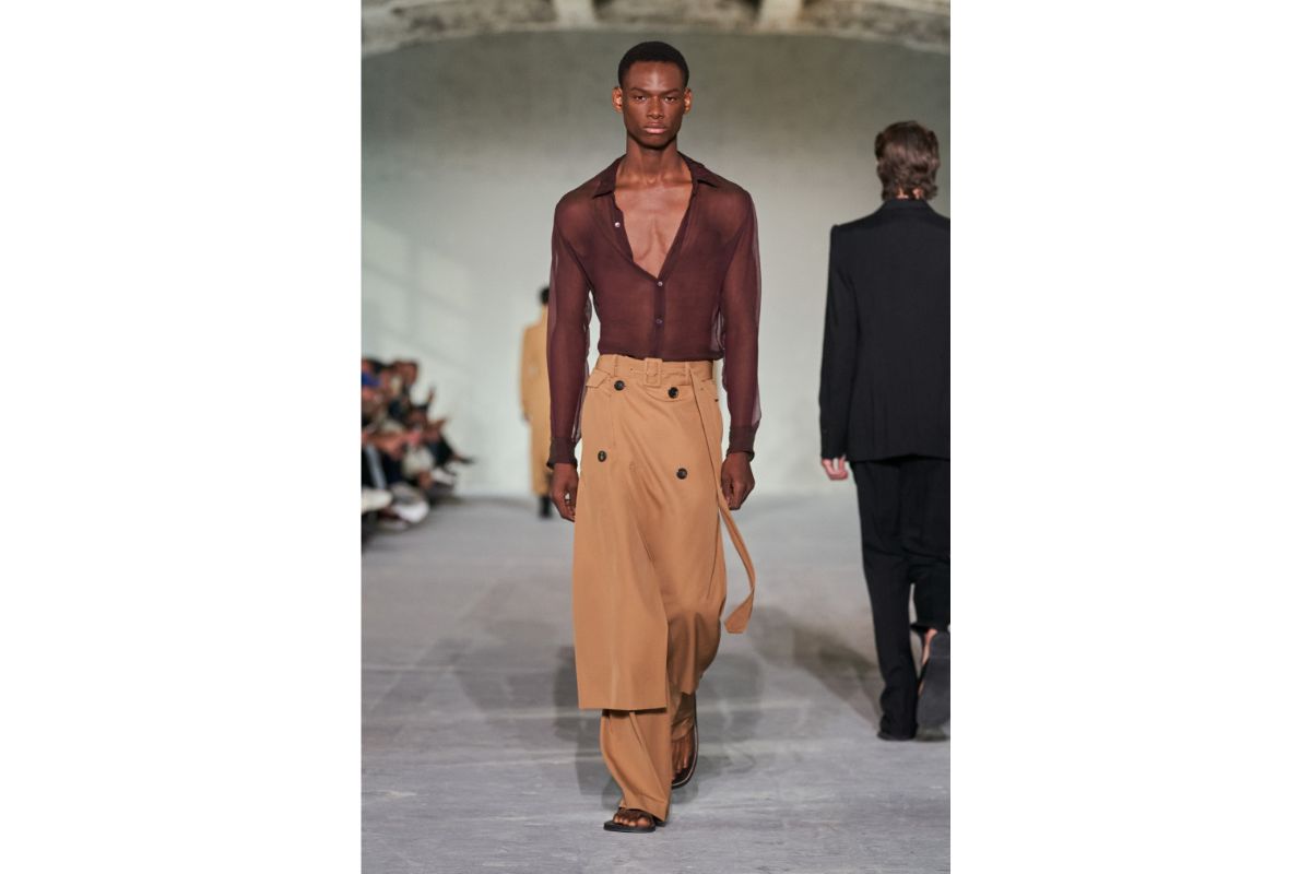 Dries Van Noten Presents Its New Men Spring / Summer 2024 Collection: Disrupted Elegance