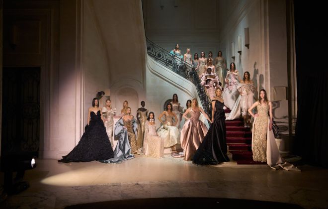 Elie Saab Presents His New Haute Couture Autumn Winter 2025-26 Collection: La Nouvelle Cour