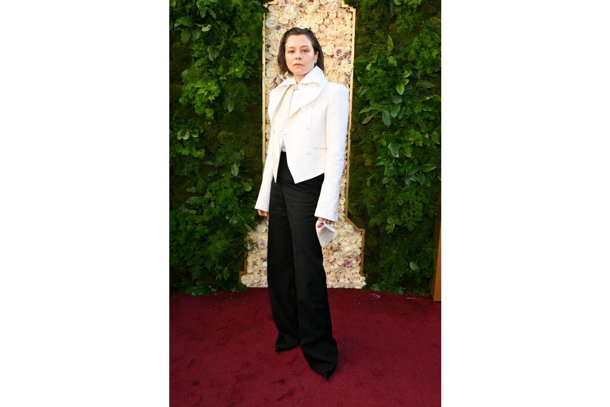 Emma D'Arcy In McQueen At The 82nd Golden Globe Awards