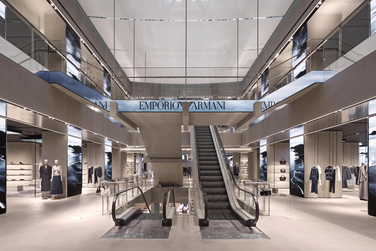 Emporio Armani Reopened Its Flagship Store In Milan