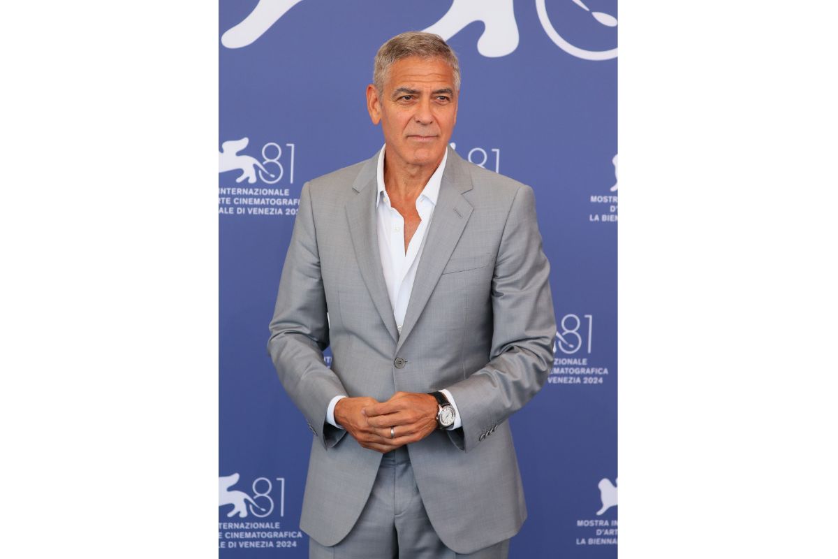 George Clooney Wears OMEGA At The 81st Venice International Film Festival