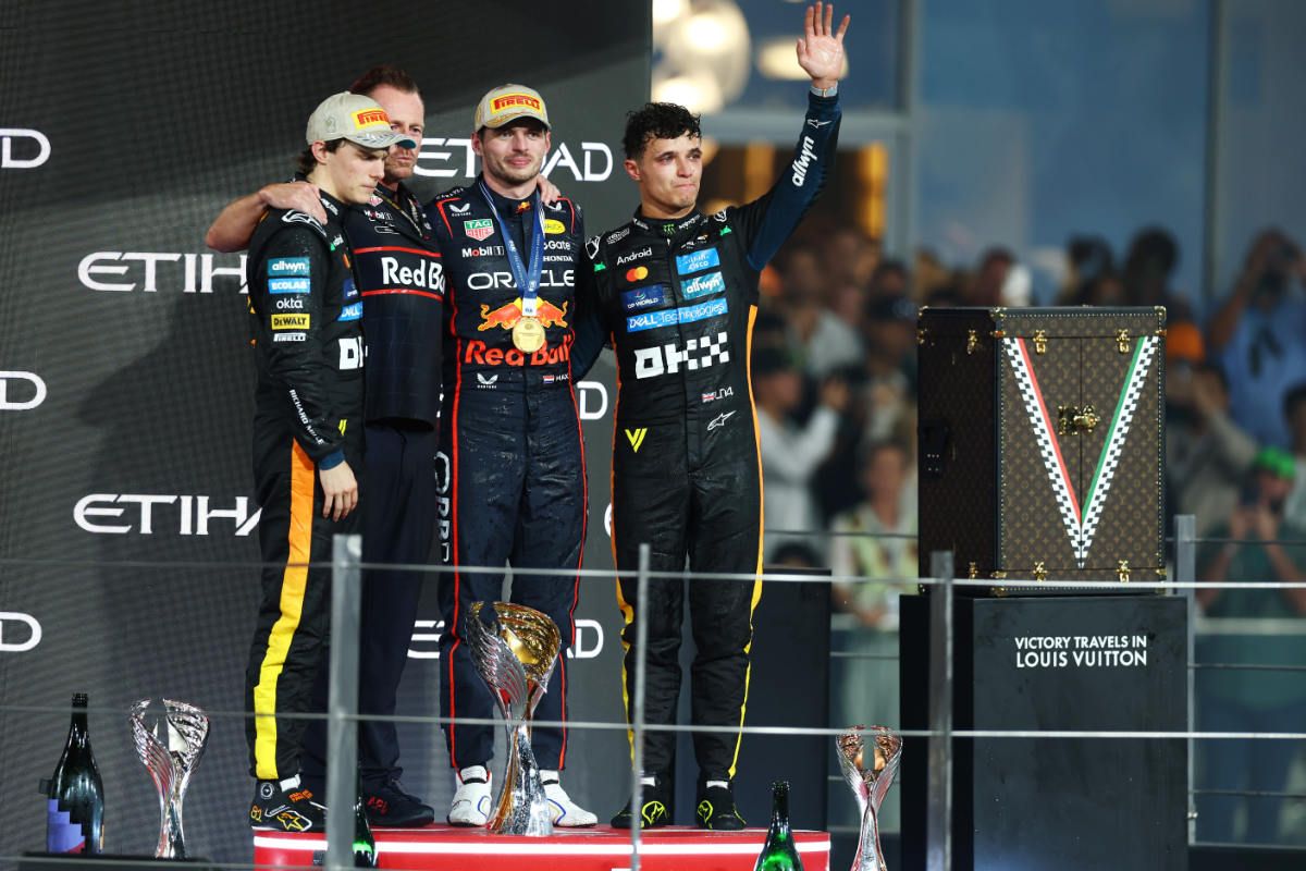 Louis Vuitton Presents All 24 F1 Trophy Trunks On Abu Dhabi Grid