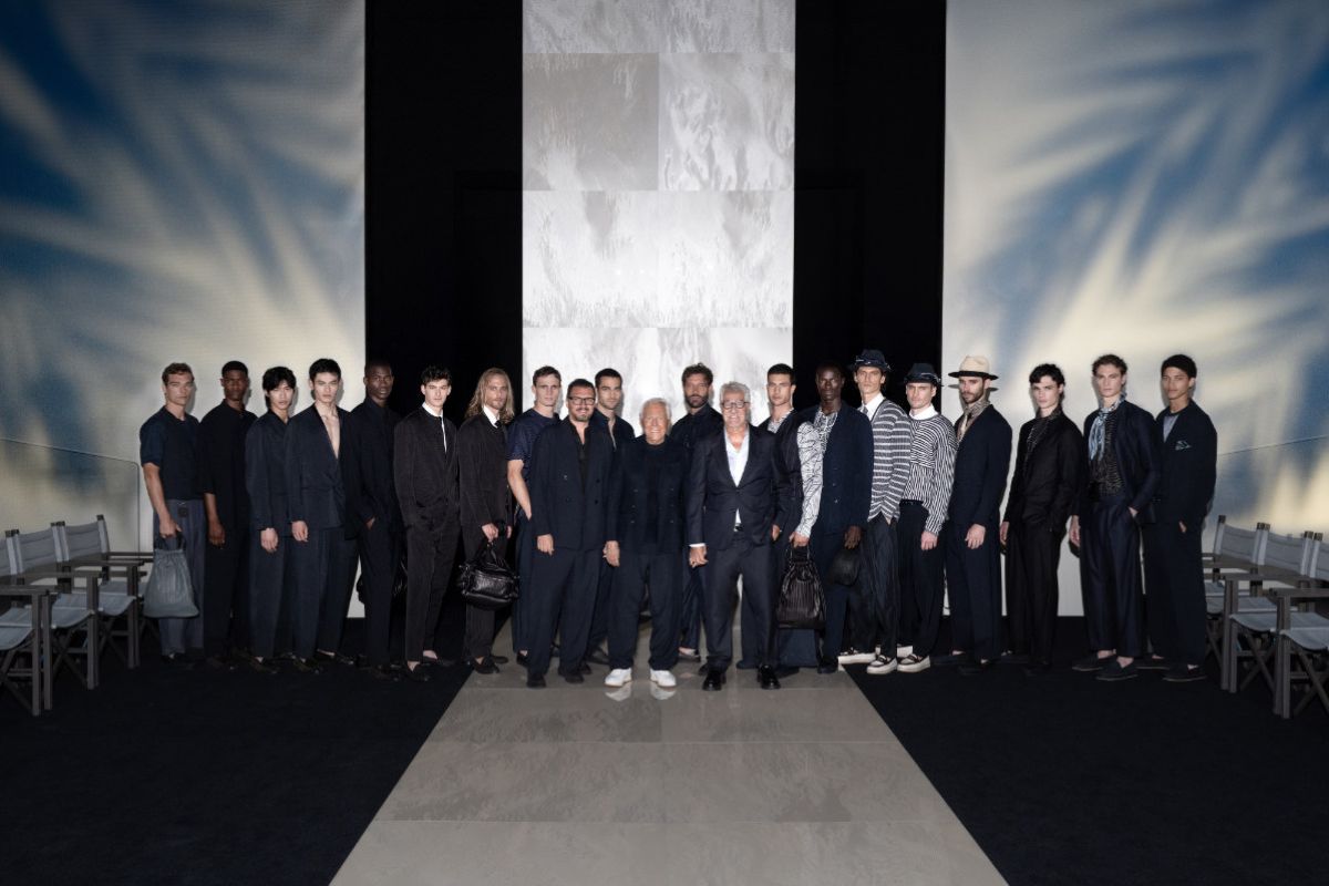 Giorgio Armani Presents His New Men's Spring/Summer 2025 Collection