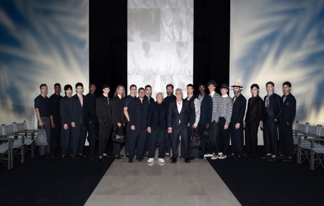 Giorgio Armani Presents His New Men's Spring/Summer 2025 Collection