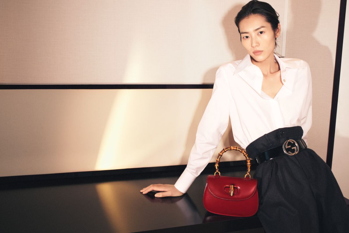 The New Gucci Bamboo 1947 Campaign Featuring Liu Wen