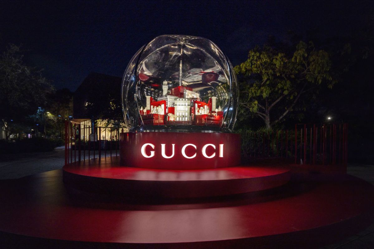 Gucci Unveils Festive-Themed Installation In Miami To Celebrate The Holiday Season