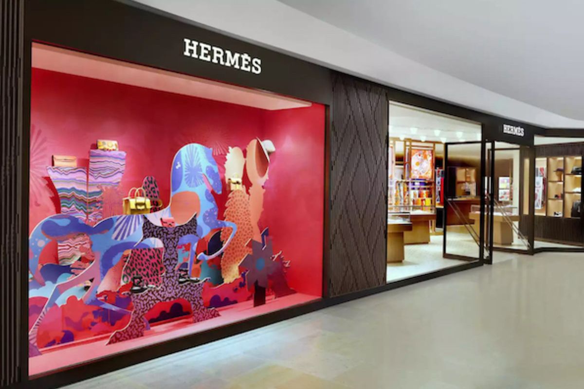 Hermès Reopens Its Store In Pacific Place Mall, Hong Kong