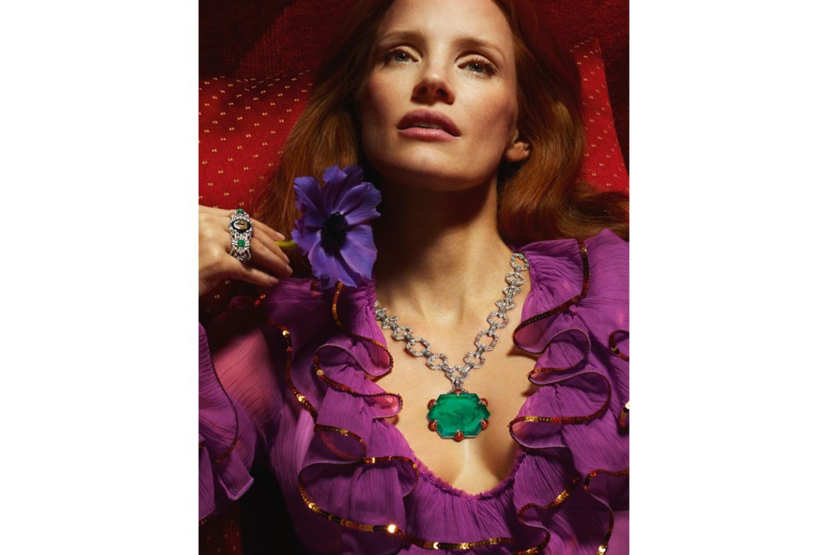 Jessica Chastain Stars In New Gucci High Jewelry Campaign
