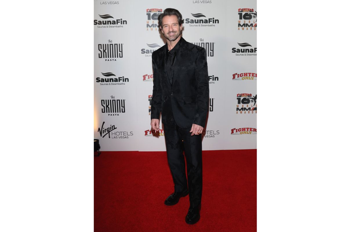 Ian Bohen In Roberto Cavalli Prefall 2024