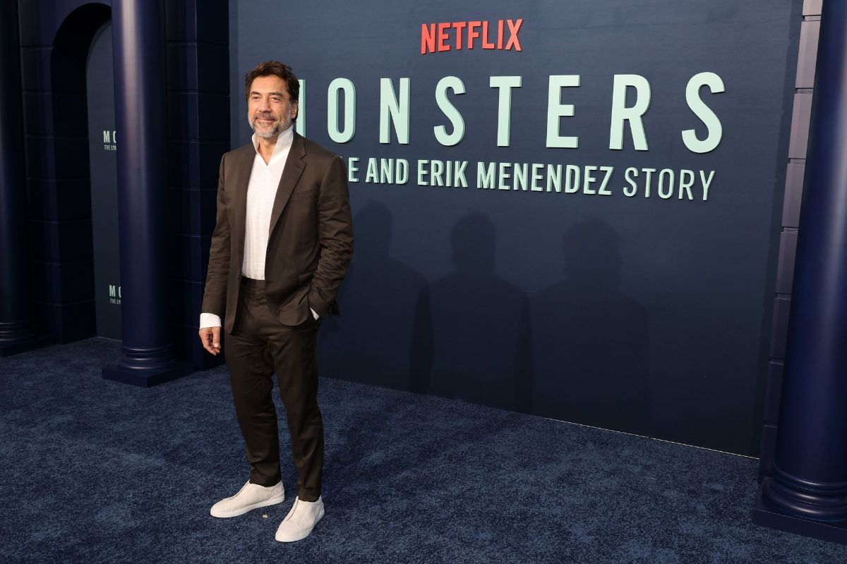 Javier Bardem In Zegna To The "Monsters: The Lyle And Erik Menendez Story" Premiere