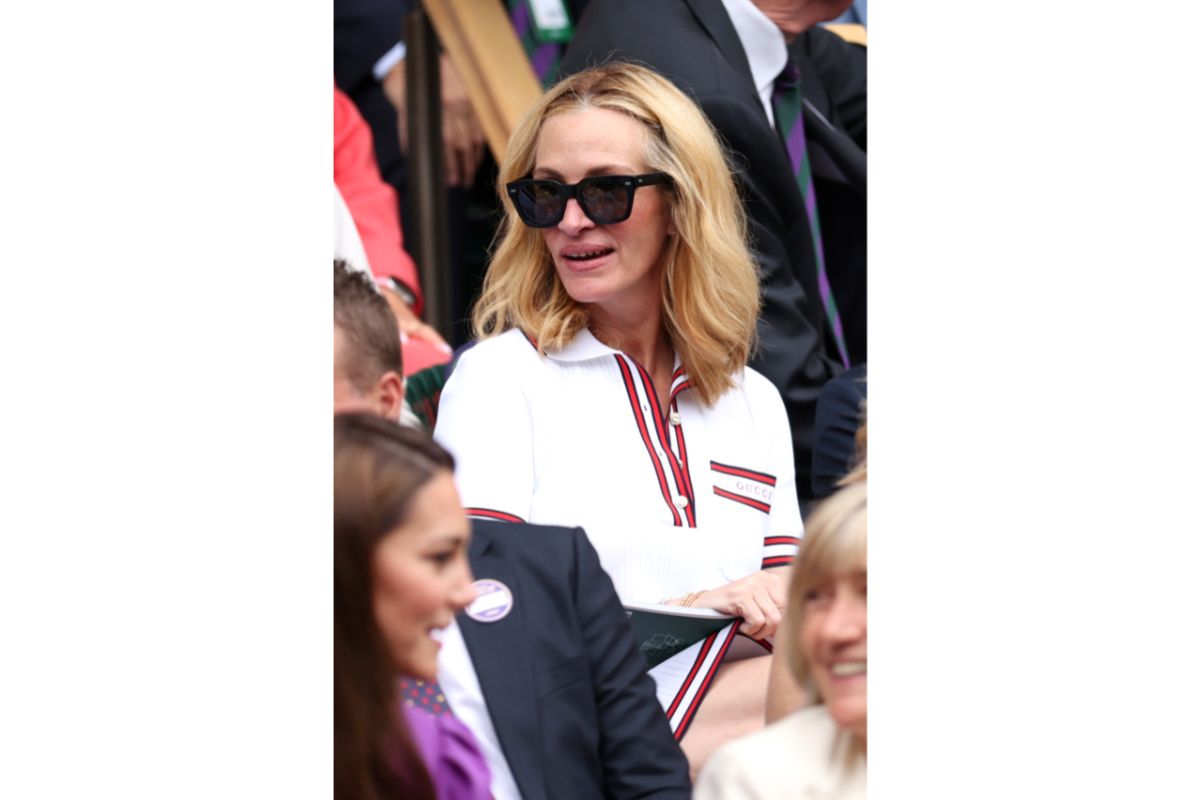 VIPs In Gucci At The Wimbledon Tennis Championships Men’s Singles Finals