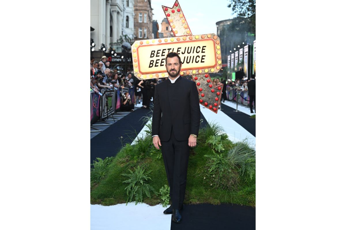 Justin Theroux In Zegna At The “Beetlejuice Beetlejuice” UK Premiere