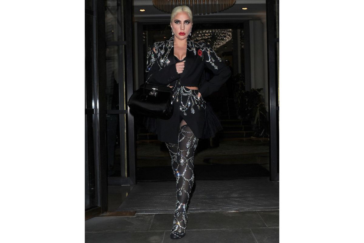 Lady Gaga Wearing Alexander McQueen