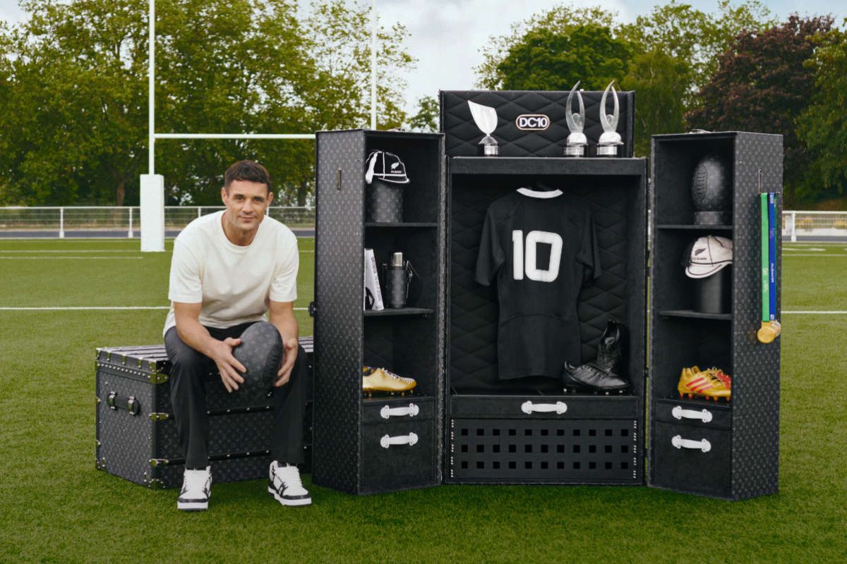 Louis Vuitton Presents Its First Malle Vestiaire In Collaboration With Dan Carter