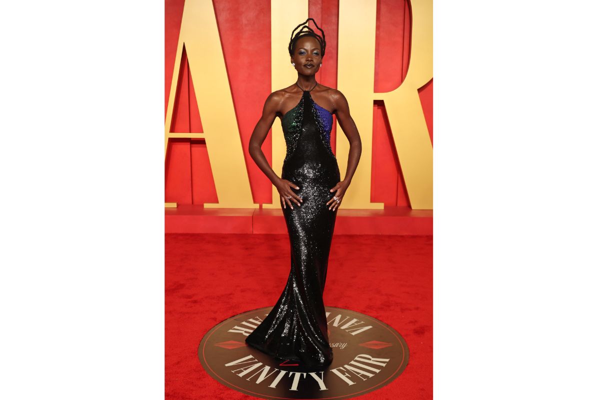 Lupita Nyong’o In Armani Privé At The 2024 Vanity Fair Oscar Party