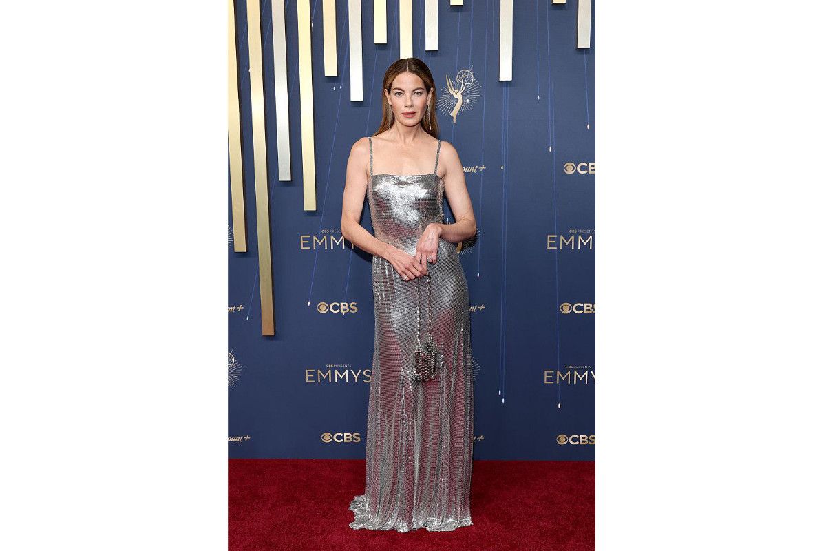 Michelle Monaghan Shines In Custom Rabanne At The 77th Primetime Emmy Awards