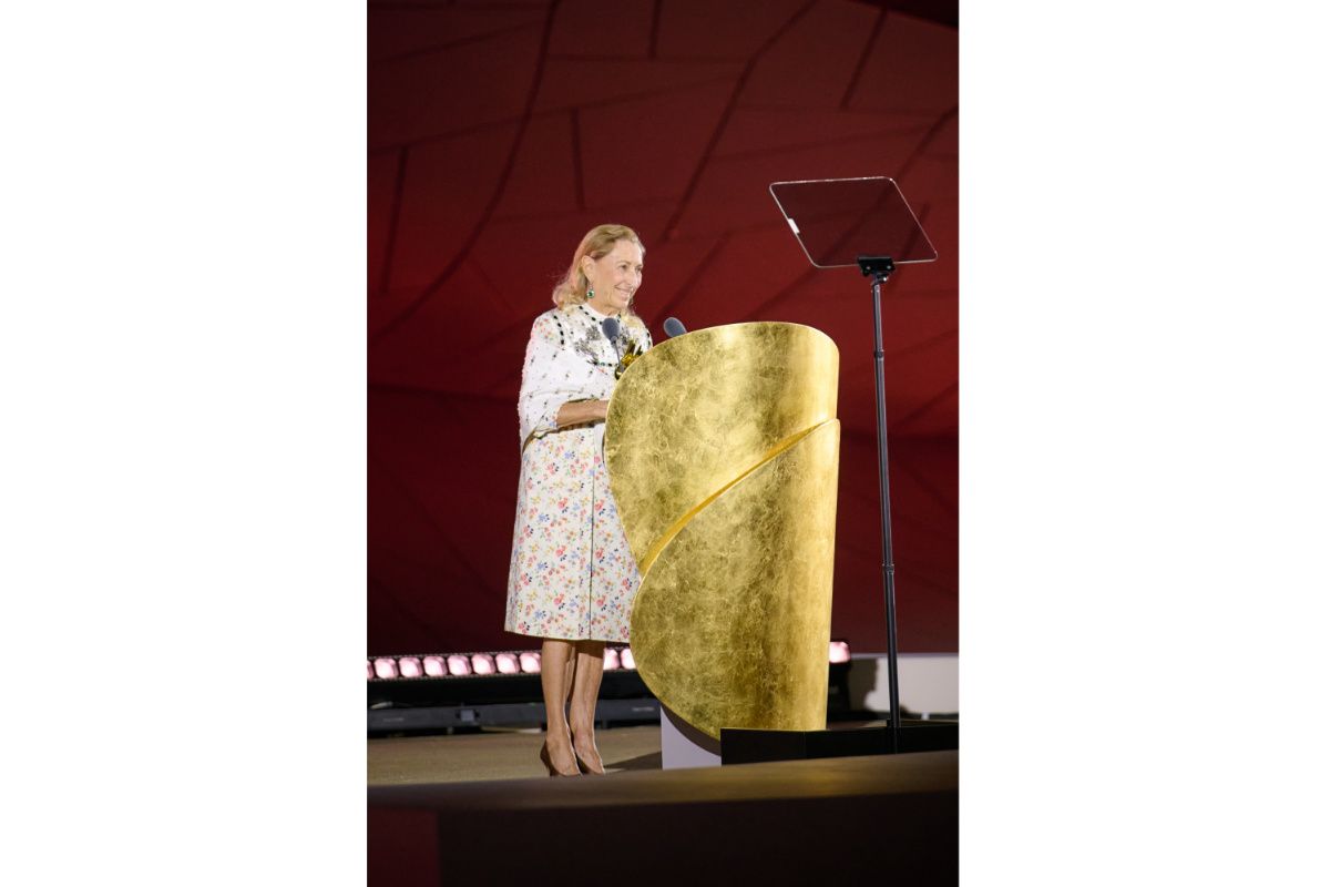 Miuccia Prada Receives Lifetime Achievement Award At FTA 2025