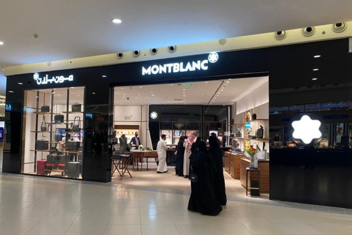 Montblanc opened its first boutique in Medina, Saudi Arabia