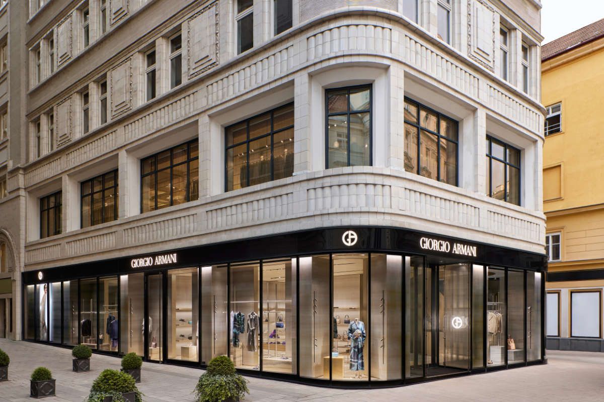 Giorgio Armani Opens Its New Boutique In Vienna, Austria