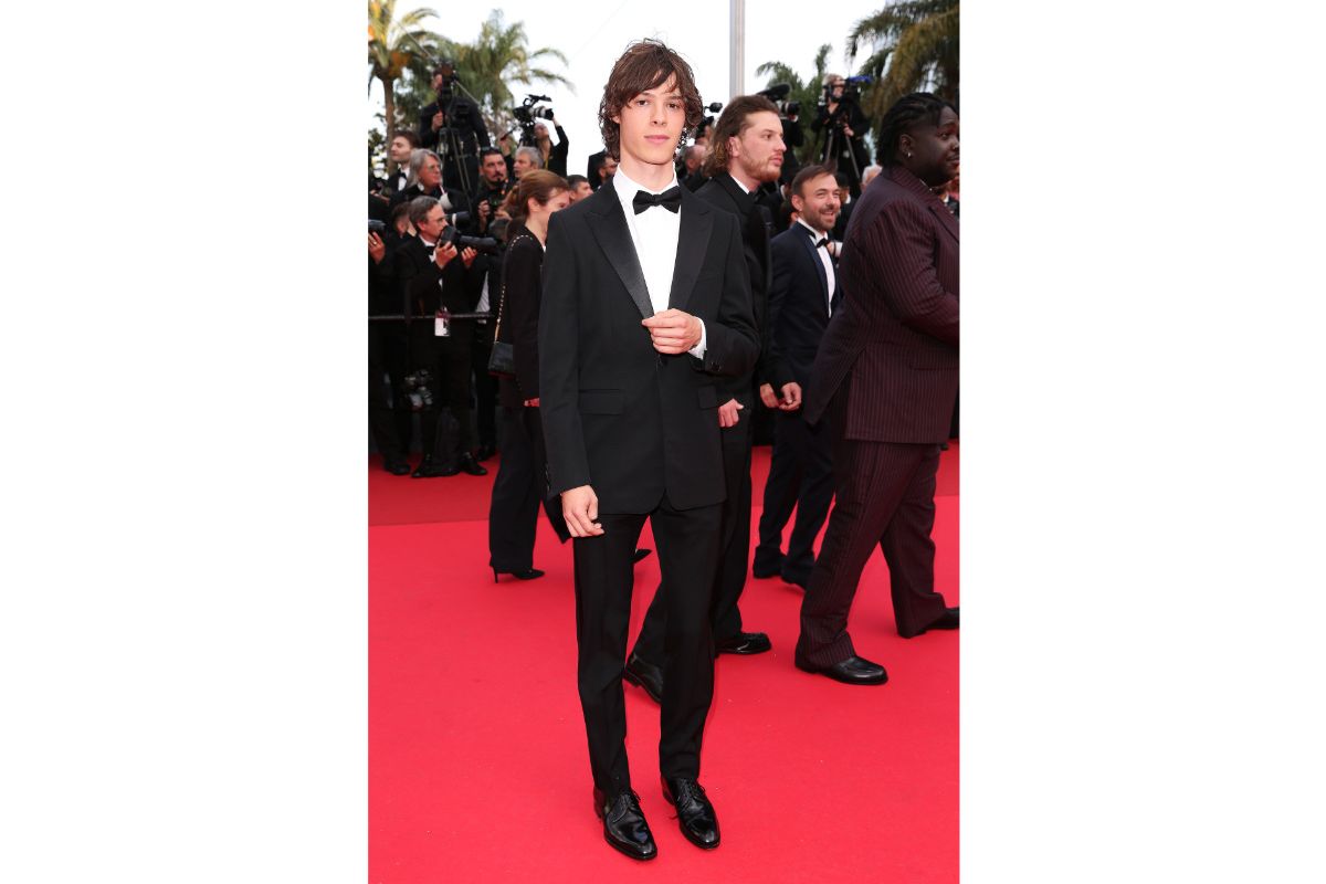 Paul Kircher In Celine Homme At The 78th Annual Cannes Film Festival